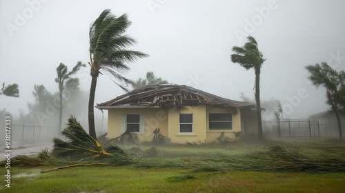 Storm Devastation: Roof Ripped from House