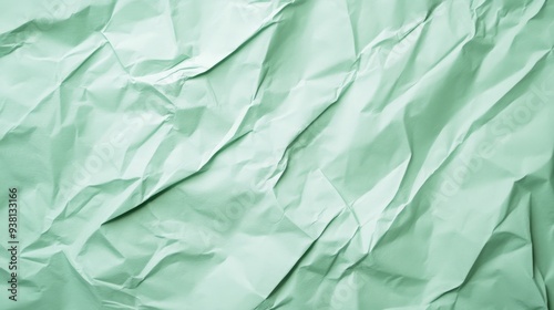Wallpaper Mural Textured crumpled green paper creating a soft, artistic backdrop for creative projects Torontodigital.ca
