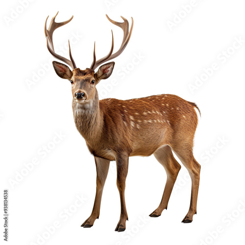 Deer isolated on white background