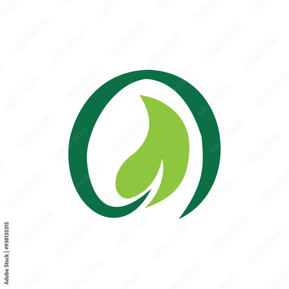 Naklejka premium Eco icon design inspiration template. Green nature leaf symbol Isolated design elements for logos of bio organic, natural and eco-friendly products, cosmetics, pharmacy, medicine