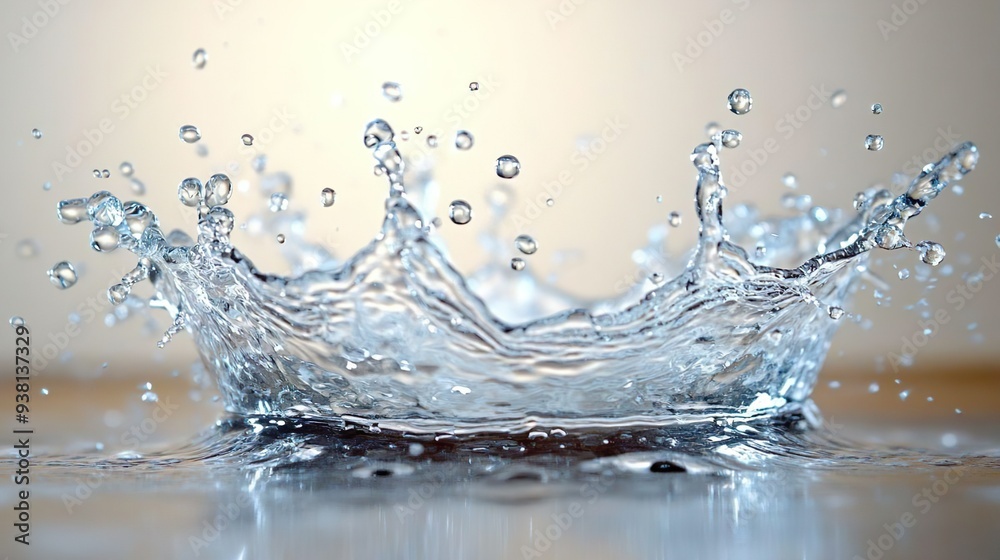 Energetic water splash captured mid-motion perfect for crafting lively and dynamic background designs Energetic water splash captured mid-motion perfect for crafting lively and dynamic background designs