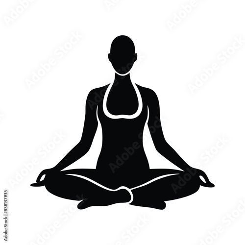 Adobe Illustrator Art yoga-poses--vector-illustrations-for-relaxation work