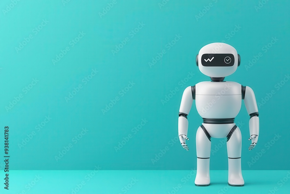 Automated email replies, AI-driven communication, seamless interaction, 3D illustration Automated email replies, AI-driven communication, seamless interaction, 3D illustration