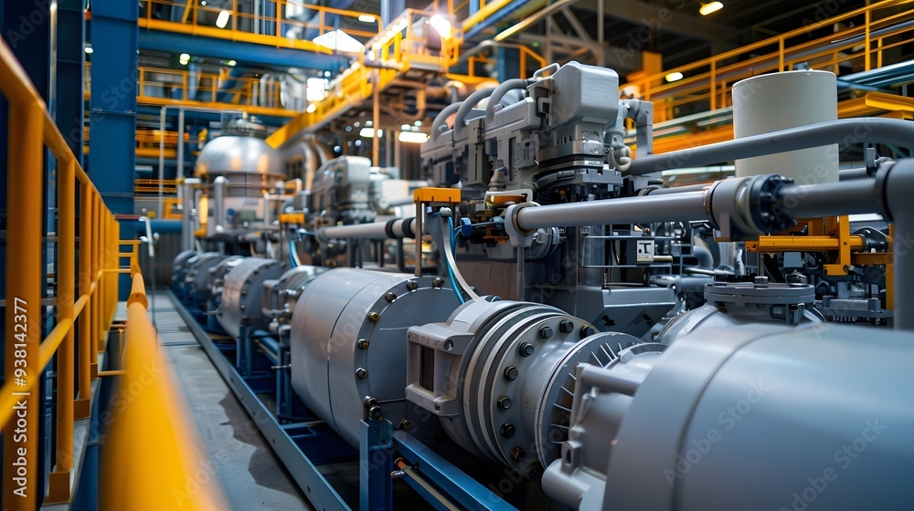 The synchronization of multiple turbines in a natural gas power plant The synchronization of multiple turbines in a natural gas power plant
