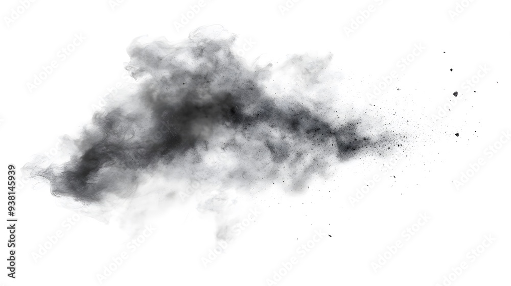 Dust Cloud: A swirling dust cloud, with fine particles suspended mid-air, creating a subtle texture on a white background.
Dust Cloud: A swirling dust cloud, with fine particles suspended mid-air, creating a subtle texture on a white background.