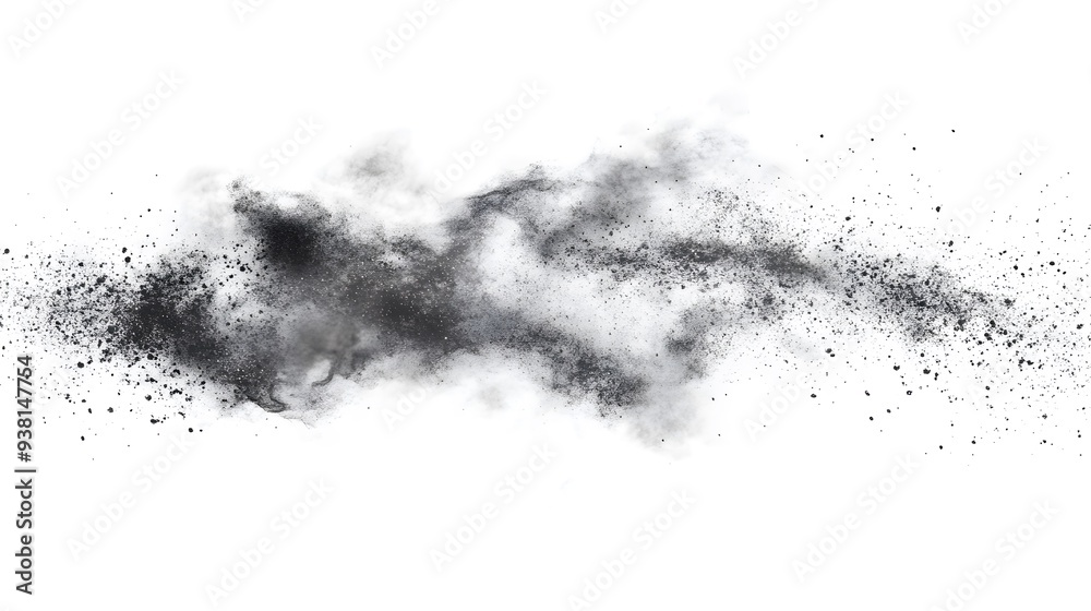 Dust Cloud: A swirling dust cloud, with fine particles suspended mid-air, creating a subtle texture on a white background.
Dust Cloud: A swirling dust cloud, with fine particles suspended mid-air, creating a subtle texture on a white background.