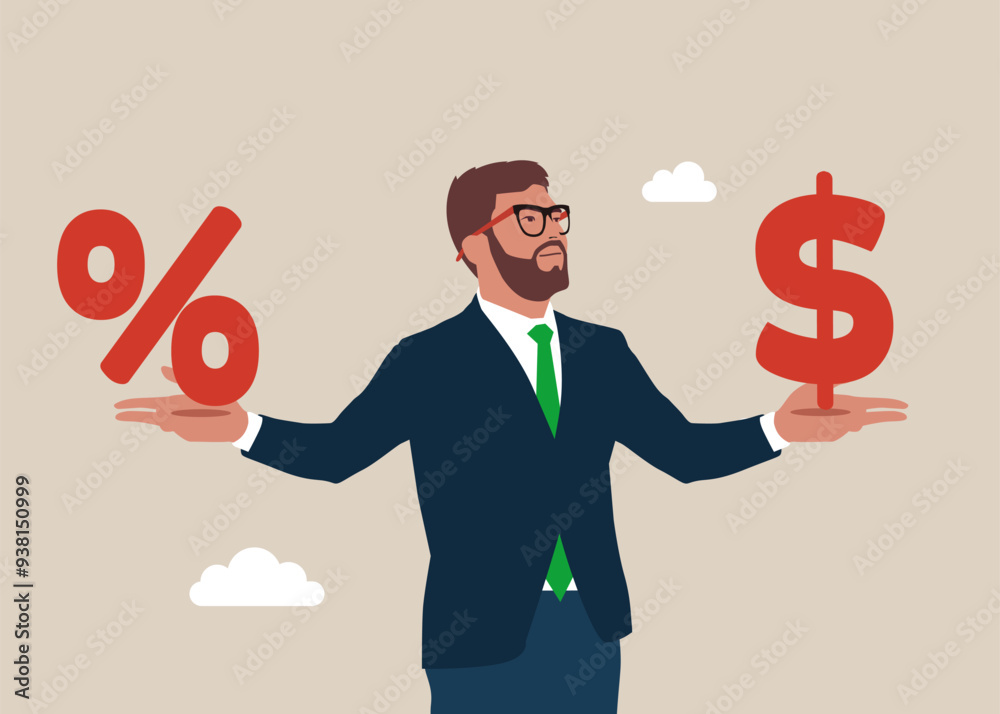 Φωτογραφία Investment profit earnings, interest rate, offer discount, sale, income tax