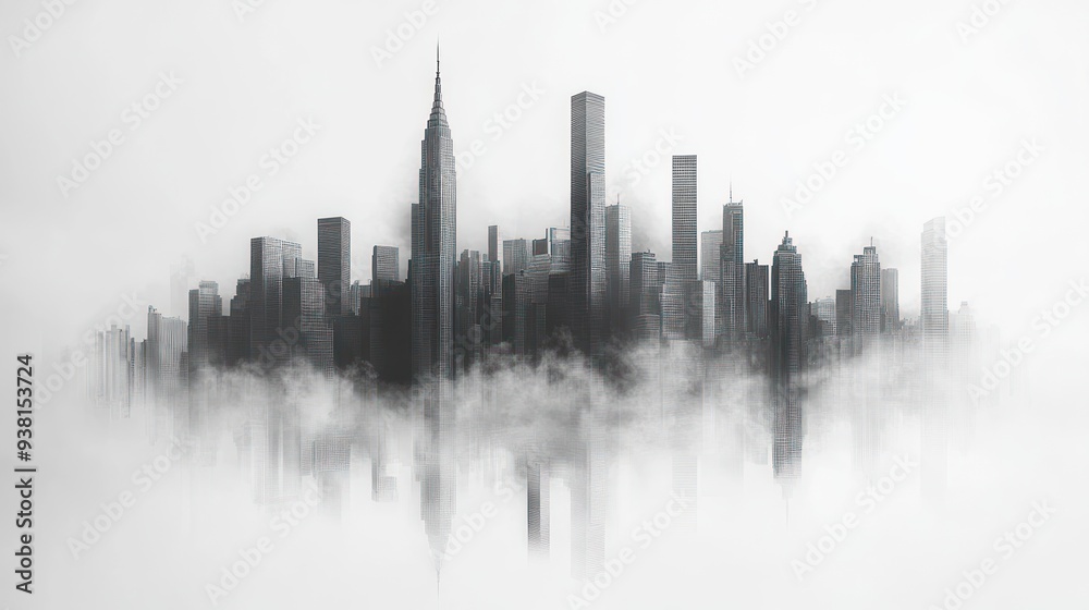 Cityscape in the Clouds Cityscape in the Clouds