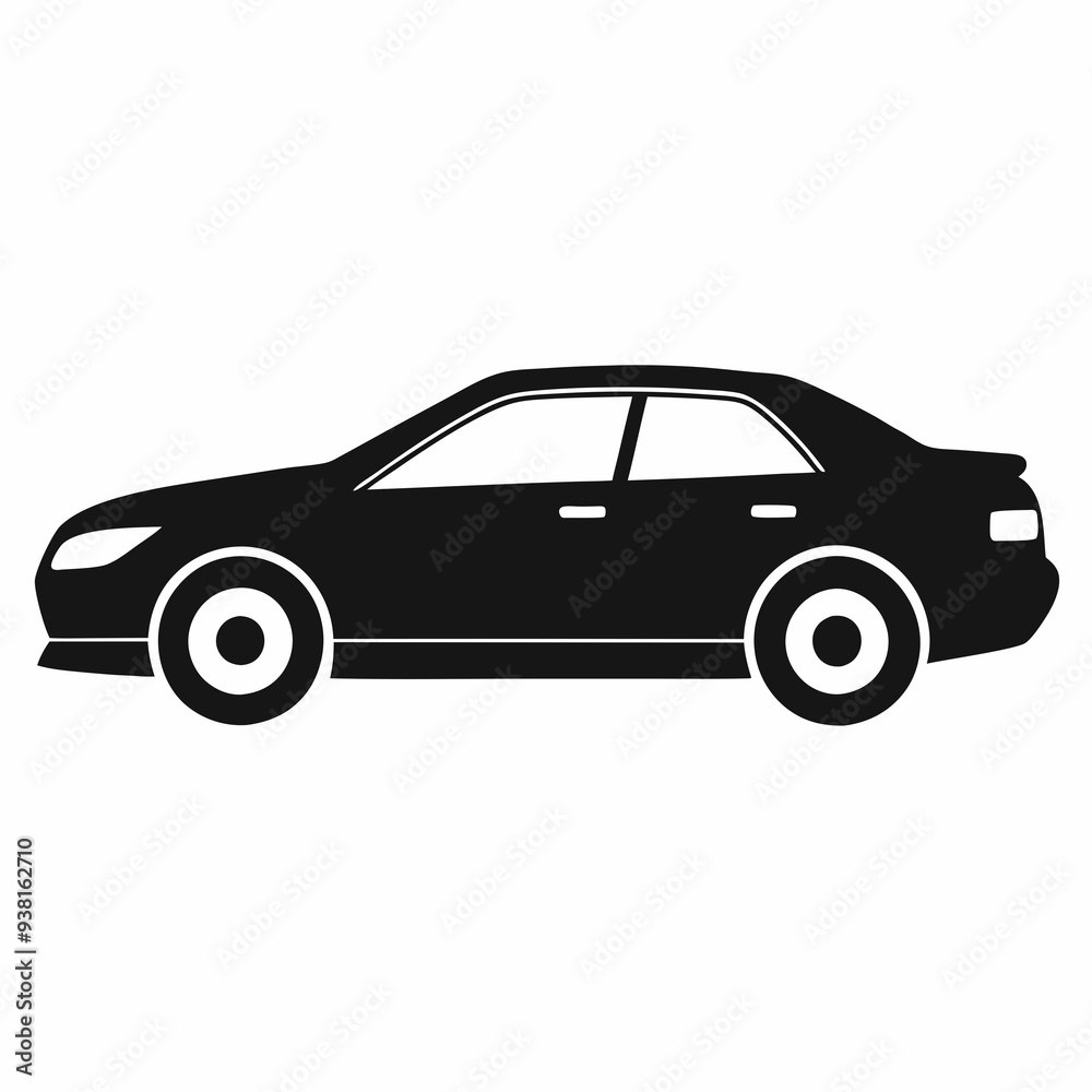 Car Black silhouette Car Black silhouette