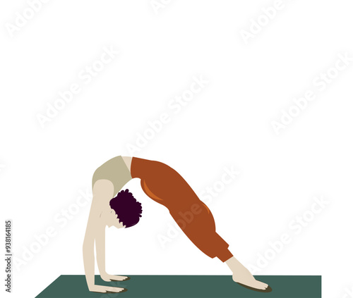 Girl in Yoga Pose