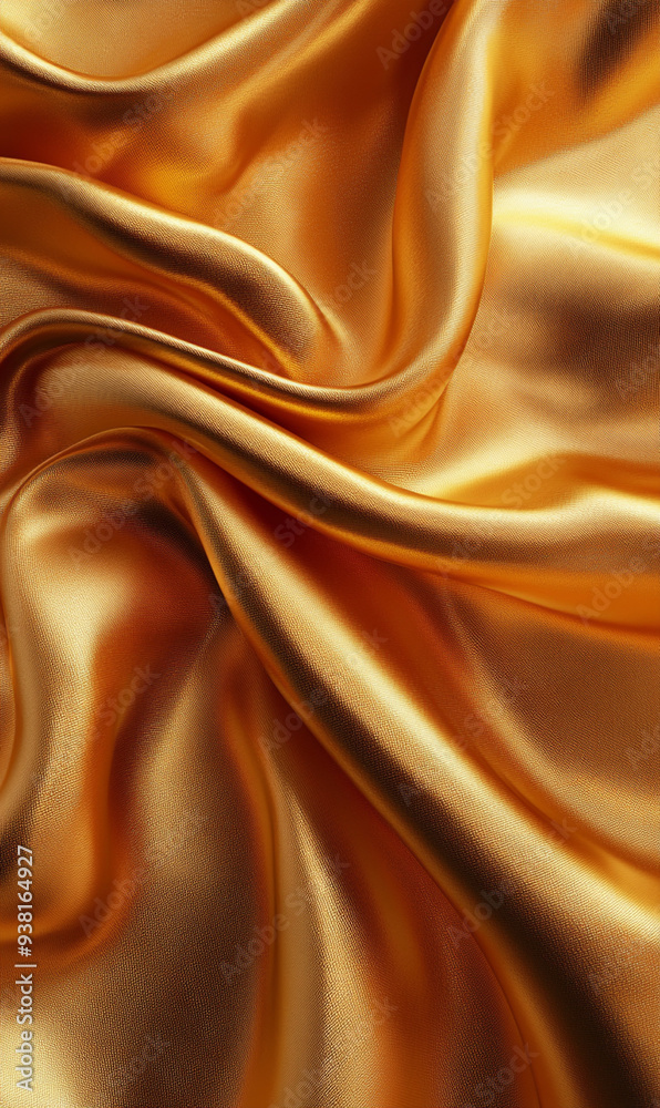 Fototapeta premium shiny golden satin cloth