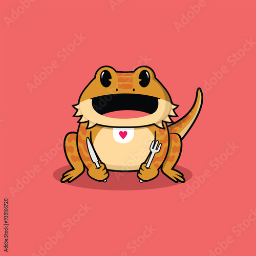 bearded dragon hungry