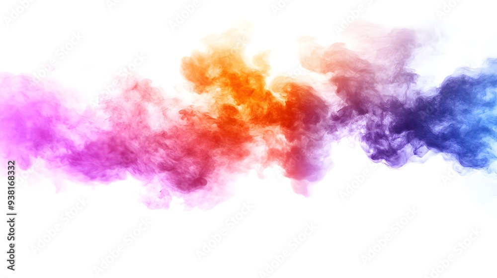 Smoke Bomb Explosion: A burst of colorful smoke from a smoke bomb, with plumes billowing out on a crisp white background.
Smoke Bomb Explosion: A burst of colorful smoke from a smoke bomb, with plumes billowing out on a crisp white background.