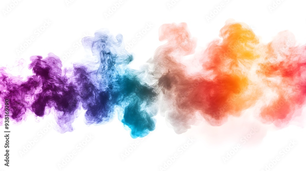 Smoke Bomb Explosion: A burst of colorful smoke from a smoke bomb, with plumes billowing out on a crisp white background.
Smoke Bomb Explosion: A burst of colorful smoke from a smoke bomb, with plumes billowing out on a crisp white background.