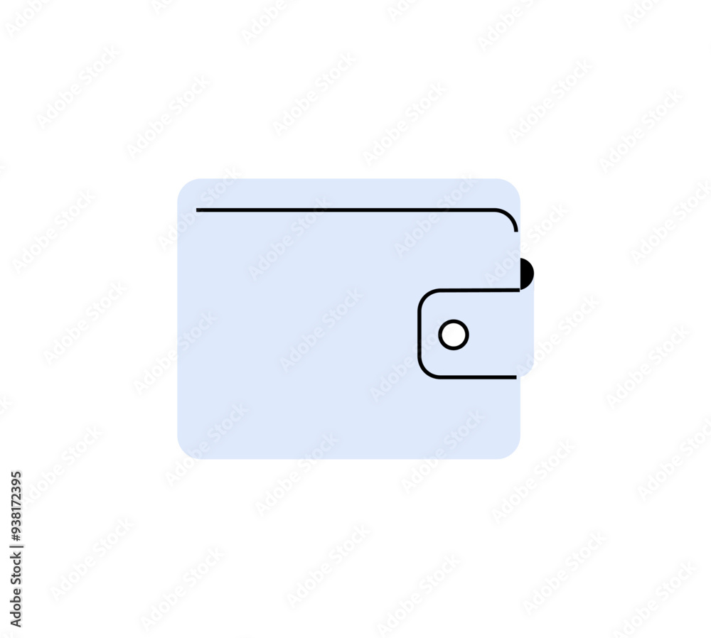 A minimalistic wallet icon, representing money management, finance, and personal banking. Ideal for fintech, digital wallets, and financial service illustrations in a clean vector style. A minimalistic wallet icon, representing money management, finance, and personal banking. Ideal for fintech, digital wallets, and financial service illustrations in a clean vector style.