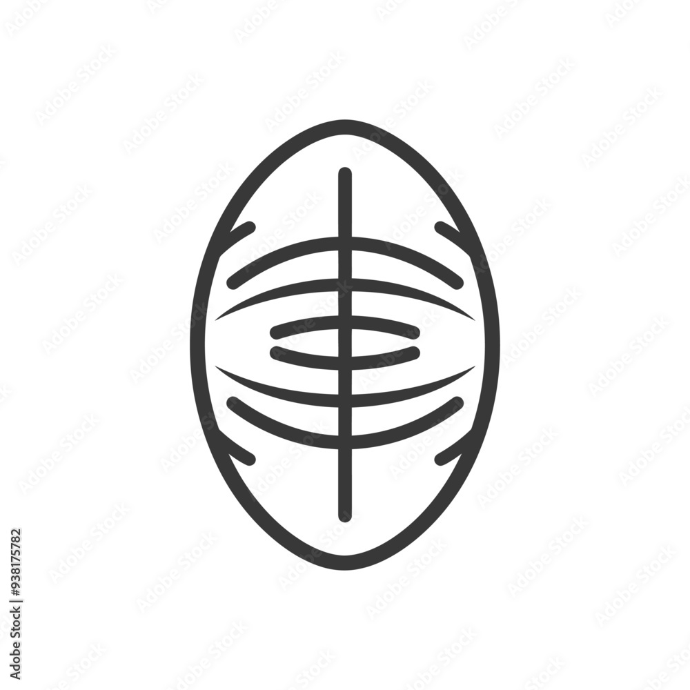 Black and White Line Art Illustration of a Fencing Mask Black and White Line Art Illustration of a Fencing Mask