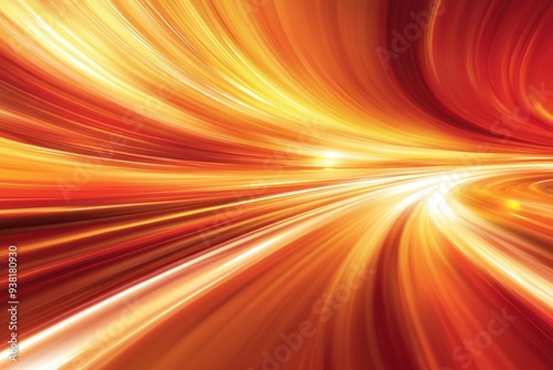 Radiant warm light stream abstract background