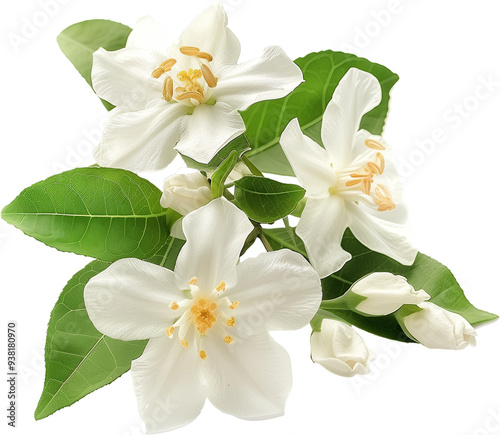 White floral photo