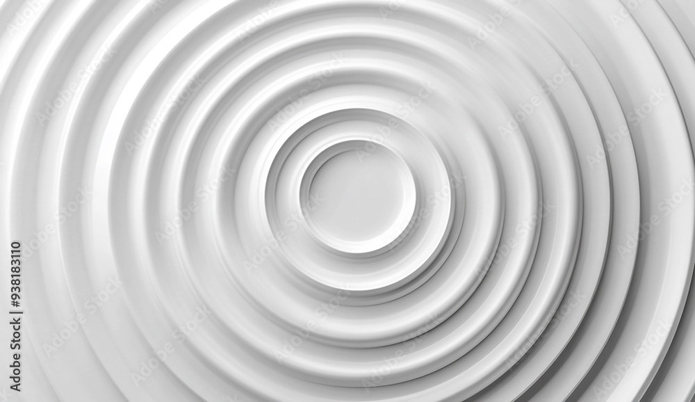 White background with circular ripples White background with circular ripples