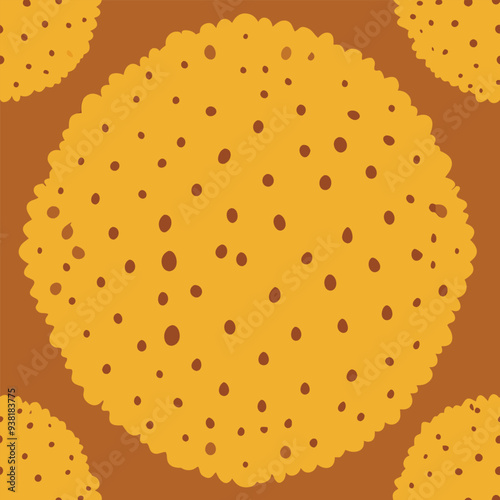 Ostrich skin seamless pattern vector design — textured leather background with dot clusters, reptile-style grain, ideal for fashion, fabric, and textile design