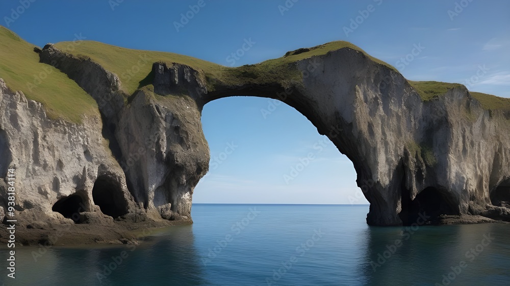 Fototapeta premium Cliffs, calm sea