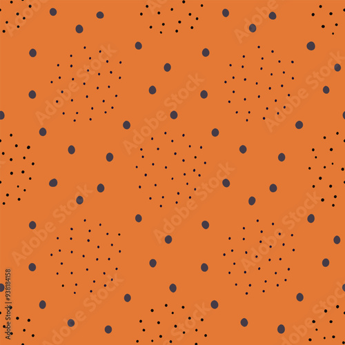 Ostrich skin seamless pattern vector design — textured leather background with dot clusters, reptile-style grain, ideal for fashion, fabric, and textile design