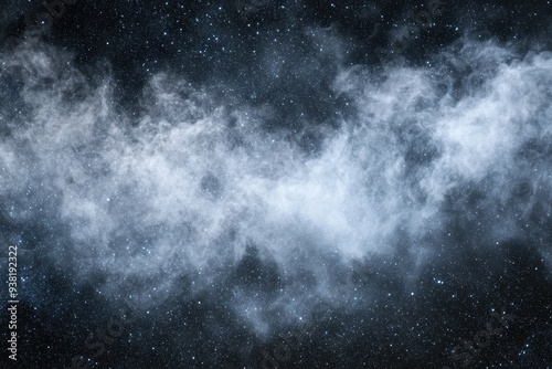 Mesmerizing starry night sky with cosmic dust clouds