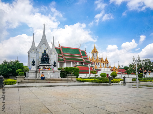 Loha Prasat Metal Palace,located in Wat Ratchanaddaram temple, Bangkok,Thailand photo