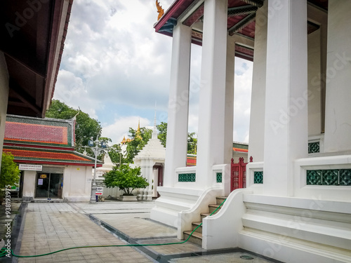 Loha Prasat Metal Palace,located in Wat Ratchanaddaram temple, Bangkok,Thailand photo