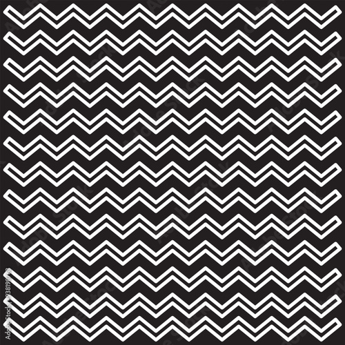 Zig Zag Pattern Tape Icon. EPS 10.