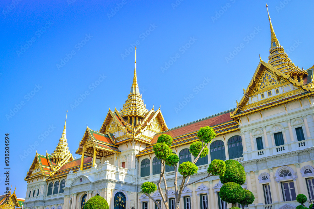 Temple of the Emerald Buddha (Wat Phra Kaew),Bangkok,Thailand. Temple of the Emerald Buddha (Wat Phra Kaew),Bangkok,Thailand.