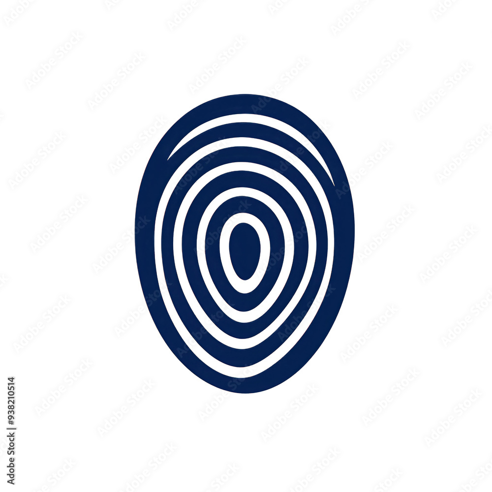 Stylized fingerprint icon representing security, identity verification, and biometric technology. Perfect for digital applications. transparent background Stylized fingerprint icon representing security, identity verification, and biometric technology. Perfect for digital applications. transparent background