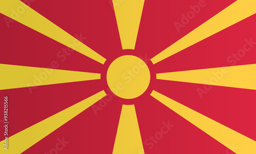 North Macedonia official  flag