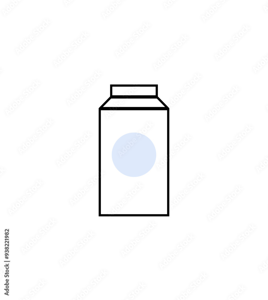 Simple illustration of a milk carton, representing dairy products, packaging, or food-related themes. Ideal for grocery, nutrition, or food industry designs with a clean, minimalistic style. Simple illustration of a milk carton, representing dairy products, packaging, or food-related themes. Ideal for grocery, nutrition, or food industry designs with a clean, minimalistic style.