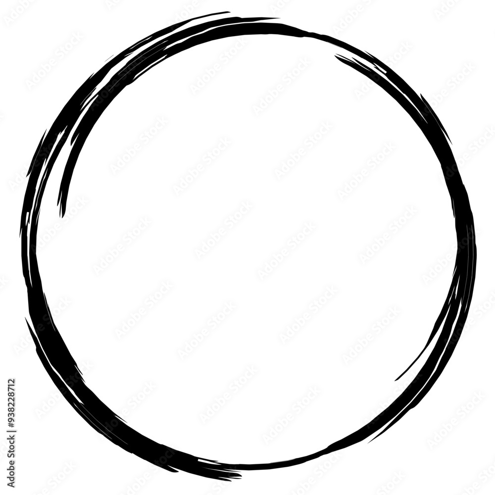 Aesthetic black circle text frame Aesthetic black circle text frame
