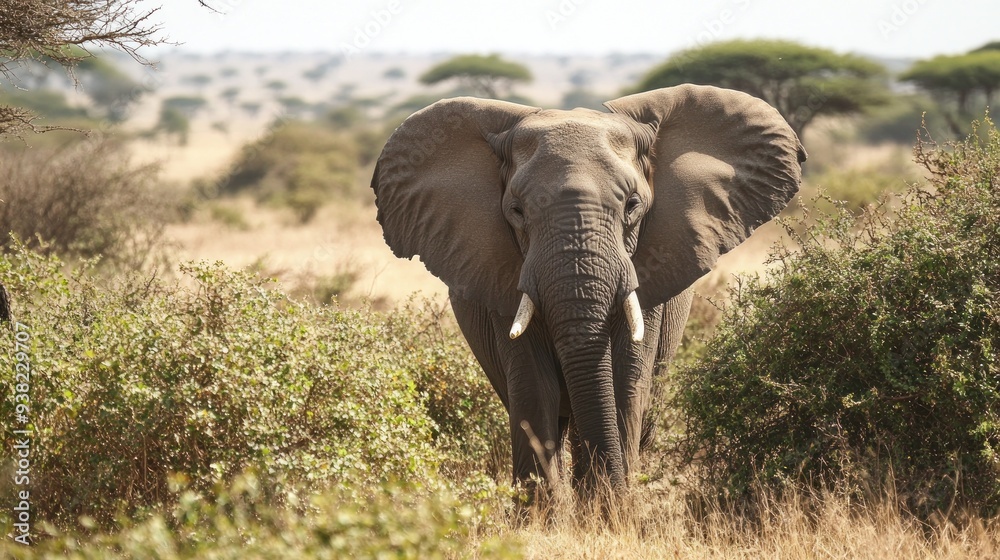 Obraz premium African Elephant in the Wild