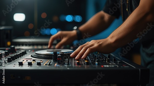 dj mixing music