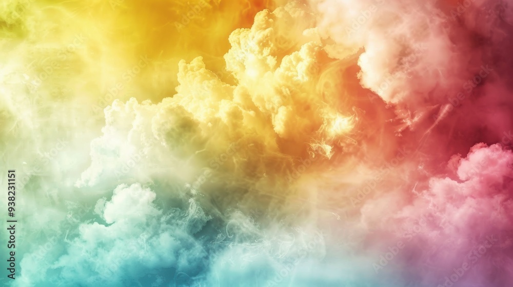 Fototapeta premium Colorful Cloudscape