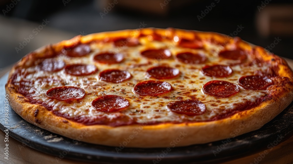 A close-up of a juicy pizza, its melted cheese bubbling and toppings perfectly arranged. The crispy crust and rich, savory ingredients create an irresistible, mouthwatering appeal. A close-up of a juicy pizza, its melted cheese bubbling and toppings perfectly arranged. The crispy crust and rich, savory ingredients create an irresistible, mouthwatering appeal.