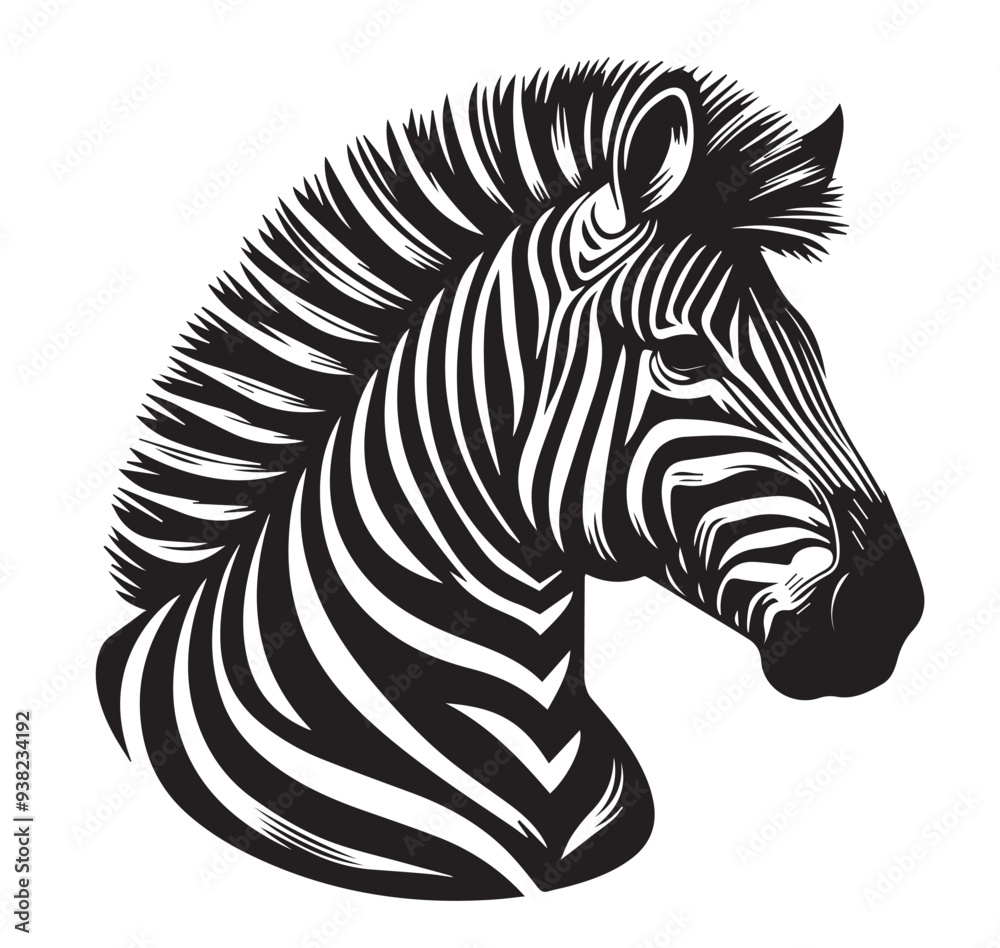 Fototapeta premium zebra vector illustration