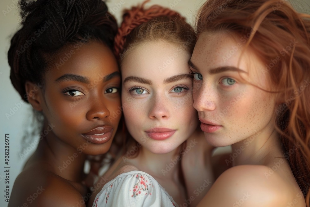 Warm Embrace: Three Women of Diverse Backgrounds Sharing Love and Acceptance
Warm Embrace: Three Women of Diverse Backgrounds Sharing Love and Acceptance