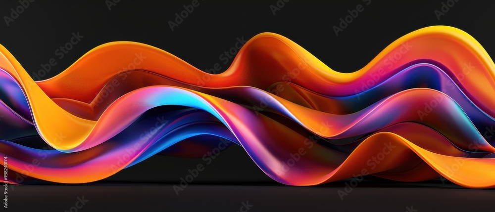Colorful Abstract Waves Colorful Abstract Waves