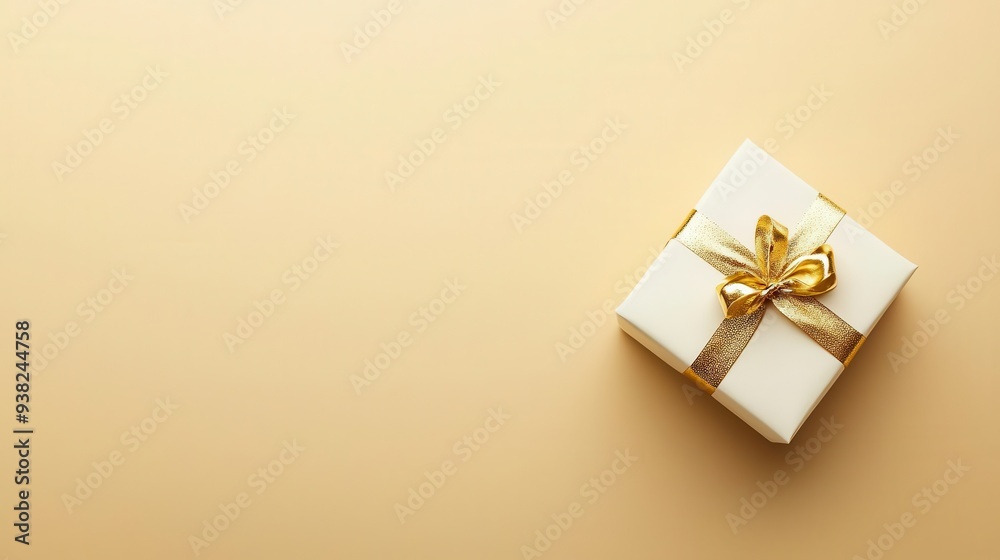 Background of Classy anniversary gift presentation back and gold theme Background of Classy anniversary gift presentation back and gold theme