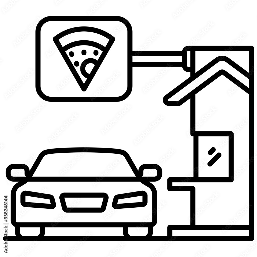 Drive Thru Icon Drive Thru Icon