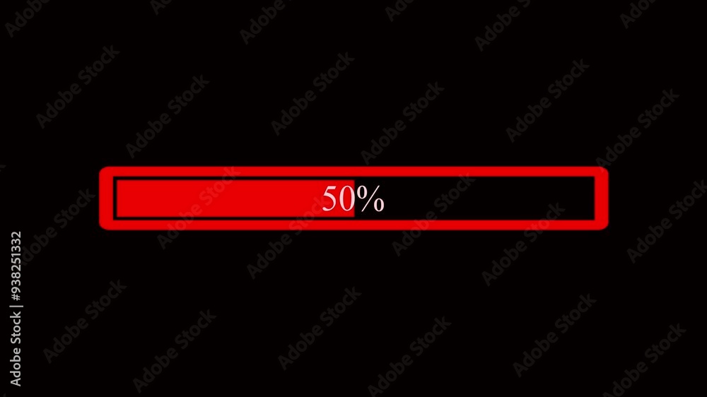 rad color Loading Bar glowing animation video on a black background rad color Loading Bar glowing animation video on a black background