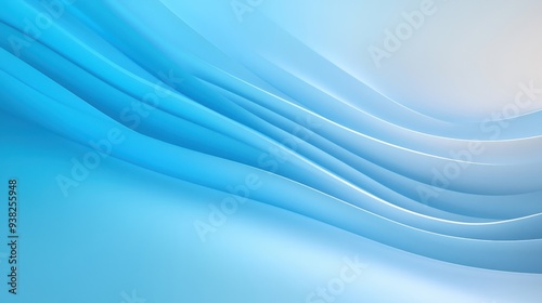 A blue and white background with a wave pattern