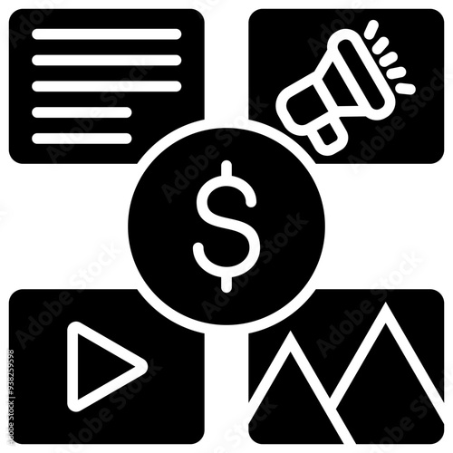 Media Mix Icon