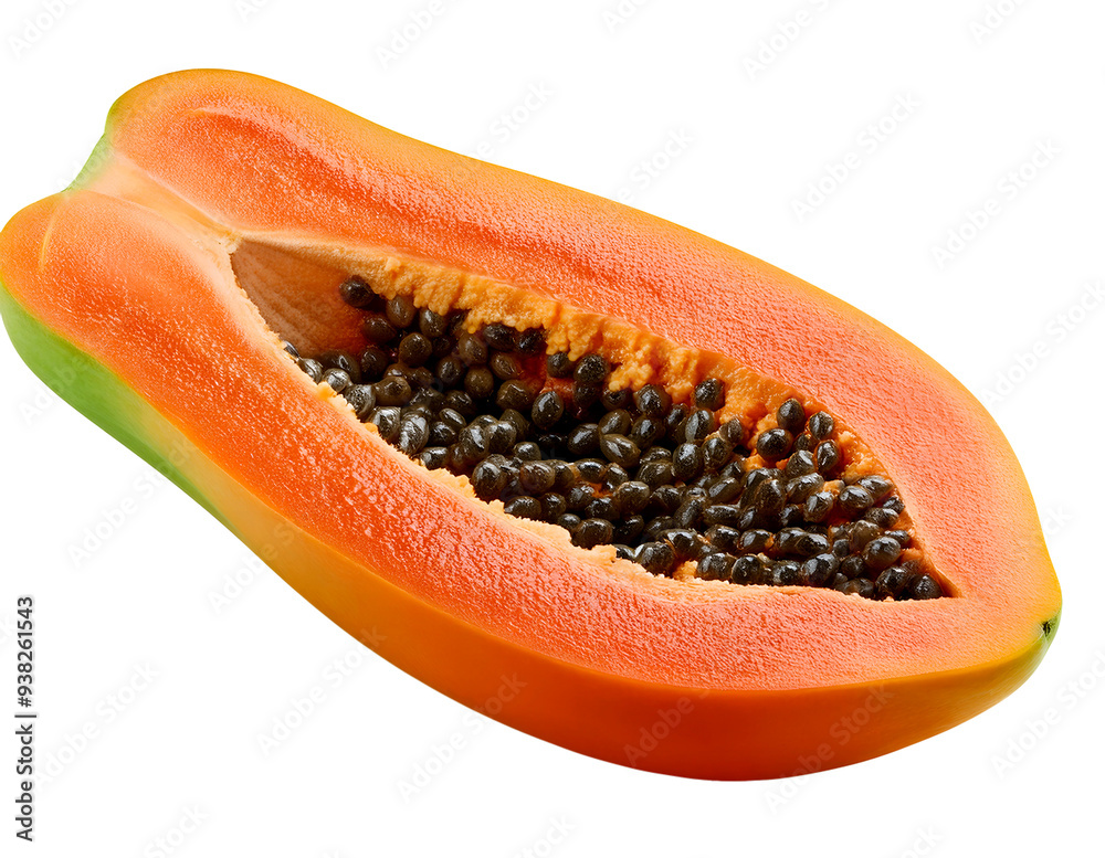 Papaya alone against the backdrop of PNG Papaya alone against the backdrop of PNG