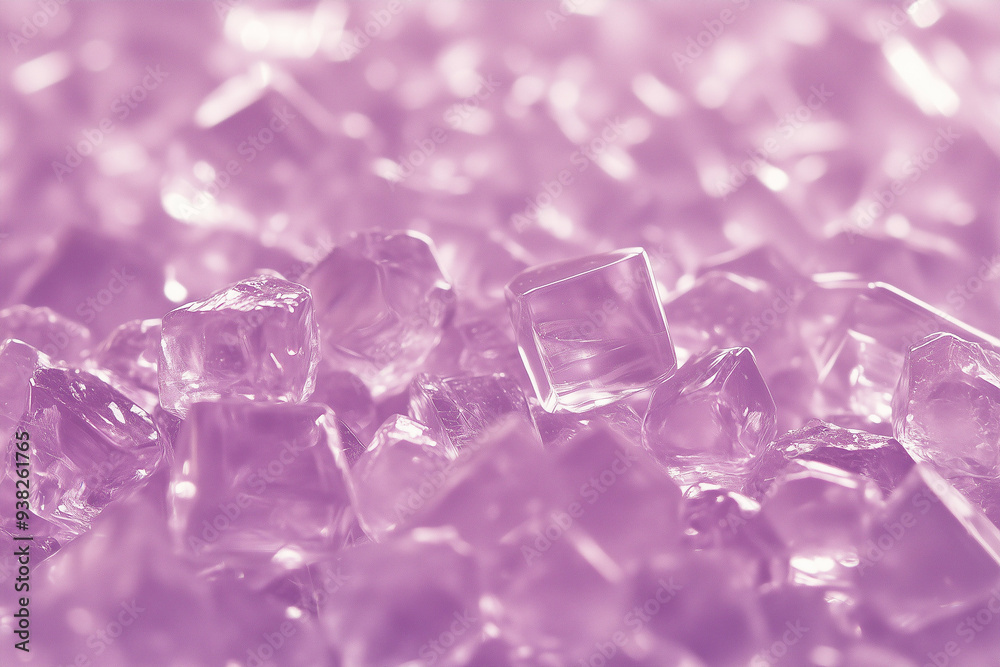 Translucent Pink Crystals in Soft Light - art of lithotherapy Translucent Pink Crystals in Soft Light - art of lithotherapy