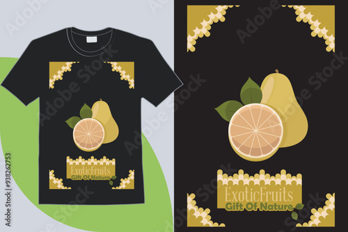 nature t-shirt design and illustration